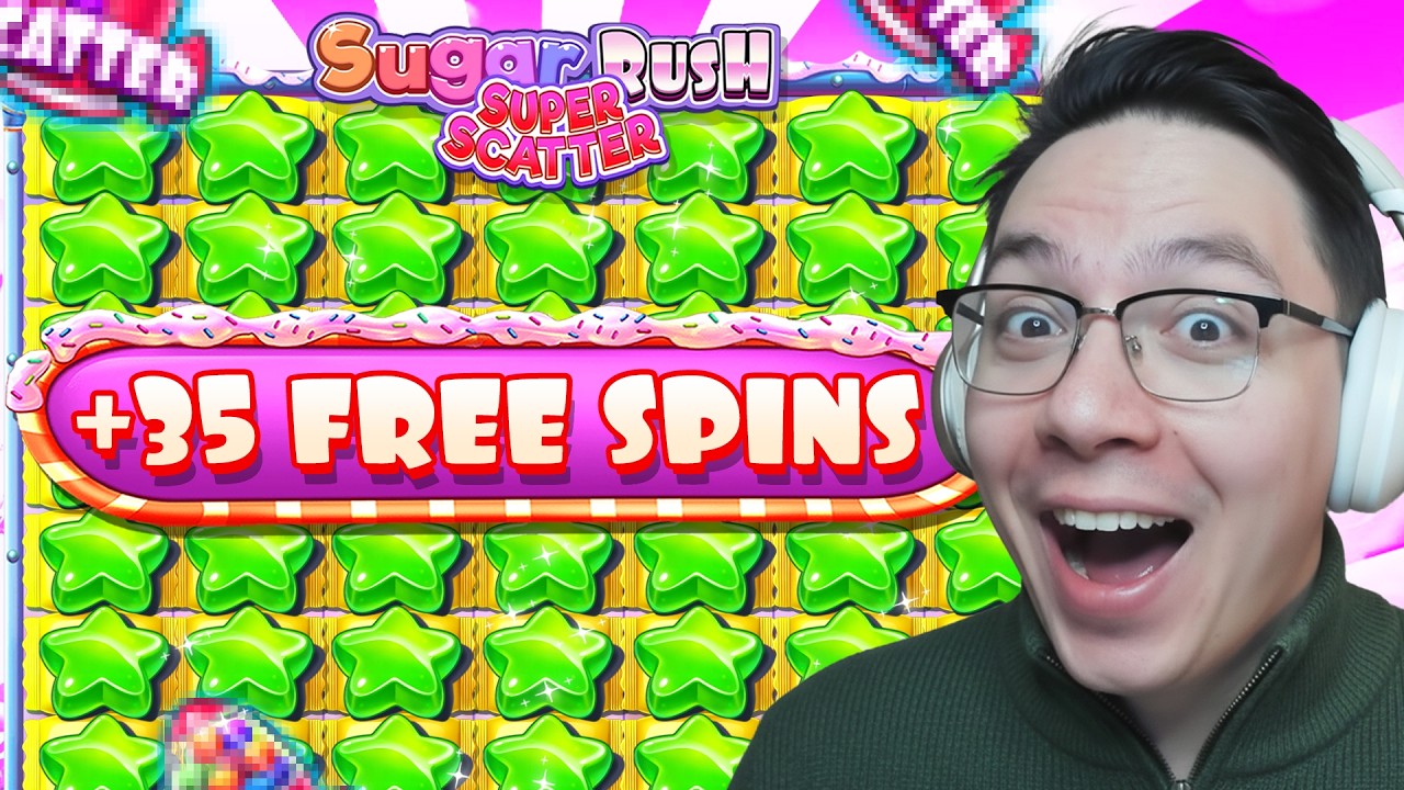 RETRIGER!!! DEGEN SESSION on Sugar Rush Super Scatter