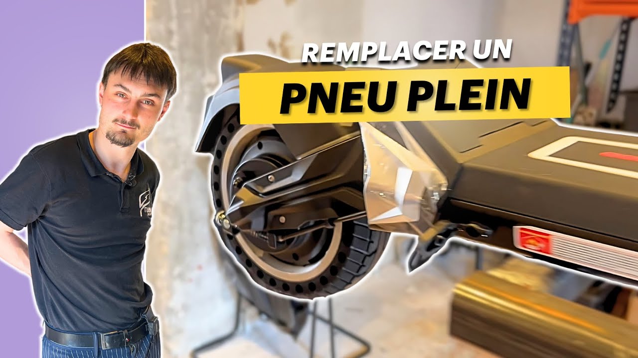 Comment REMPLACER un PNEU PLEIN sur une DUALTRON TOGO [tuto complet]