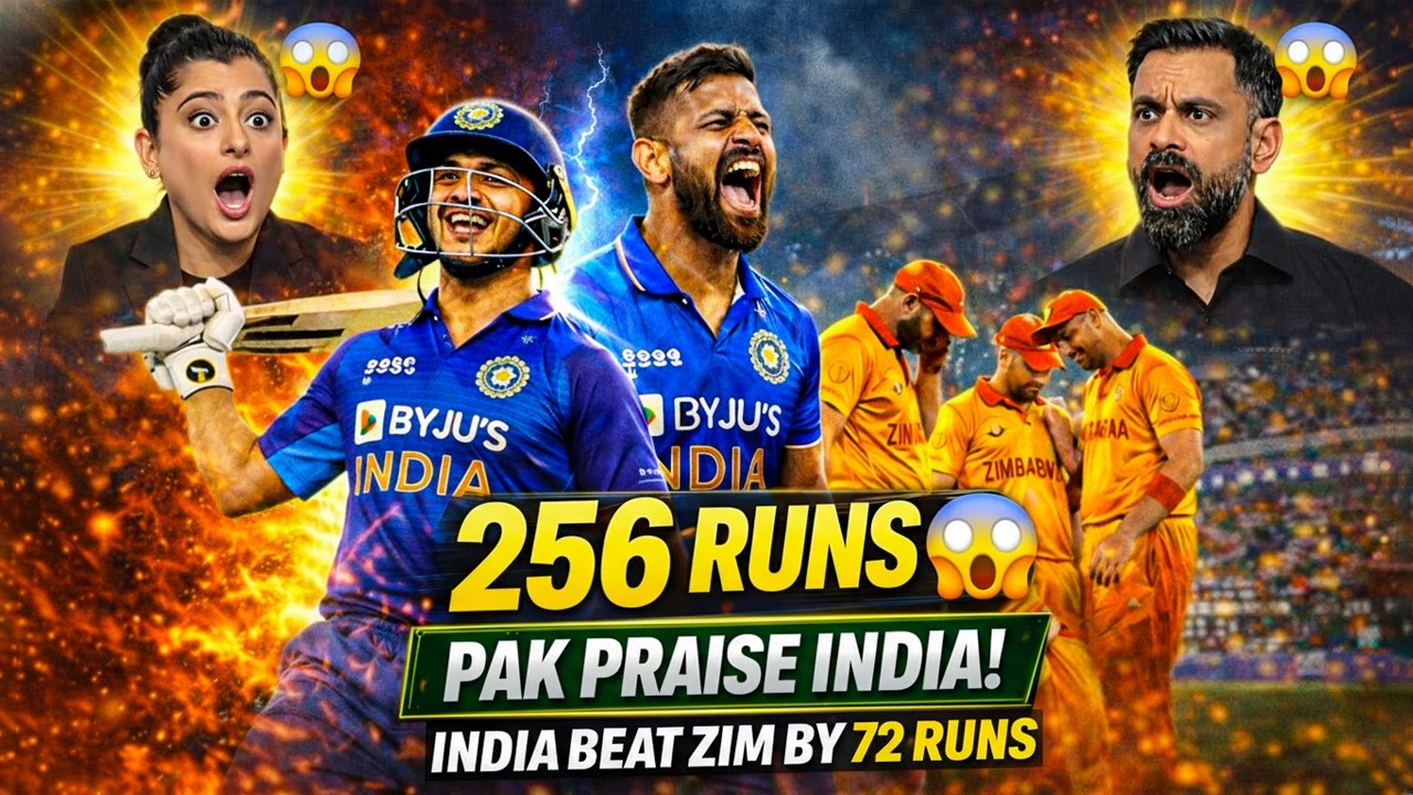 Pakistan Praise Hardik Pandya & Abhishek Sharma After India Post Record 256 & Beat Zimbabwe By 72