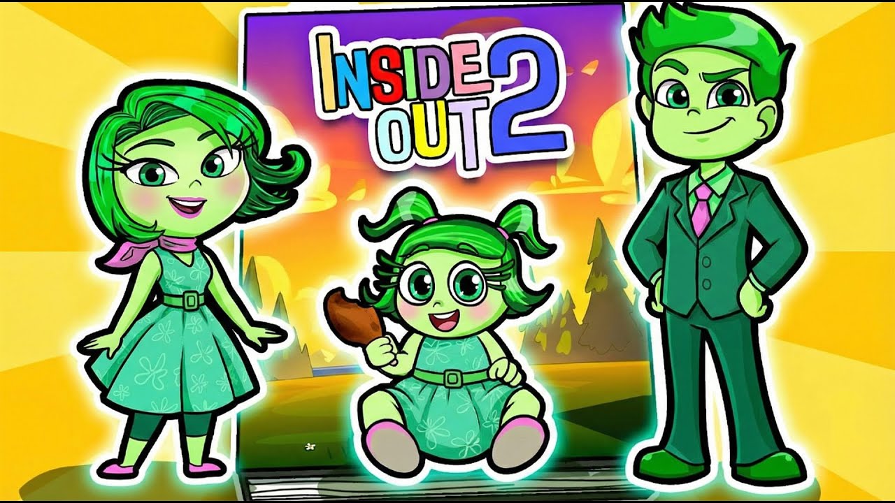 Making INSIDE OUT 2 Spielbuch | Recuse Disgust Pregnant | INSIDE OUT PAPER