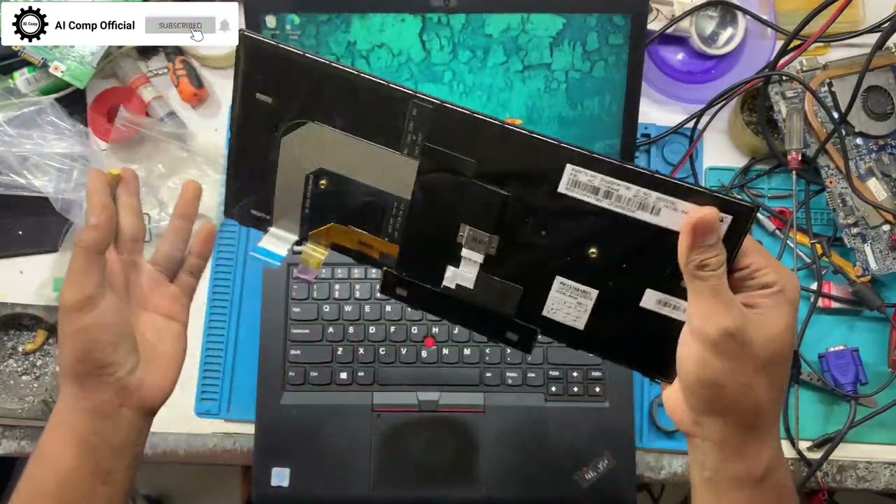 Tutorial Ganti Keyboard Lenovo ThinkPad T480 | Laptop Disassembly