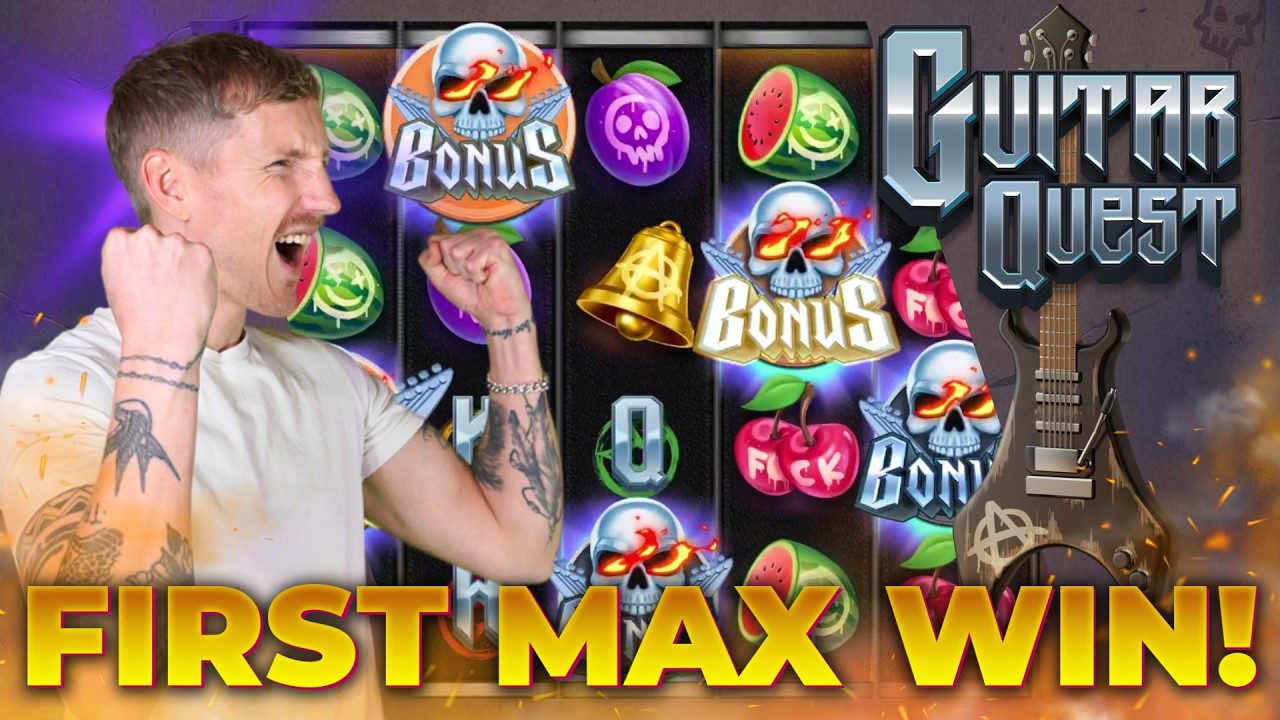 WORLD'S FIRST MAX WIN ON GUITAR QUEST BY RELAX GAMING 🎸🔥🤯