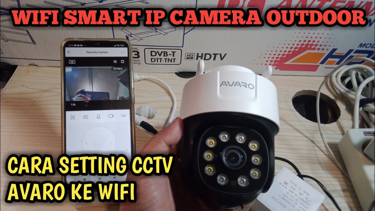 Setting cctv Avaro outdoor CT-02 pantau jarak jauh