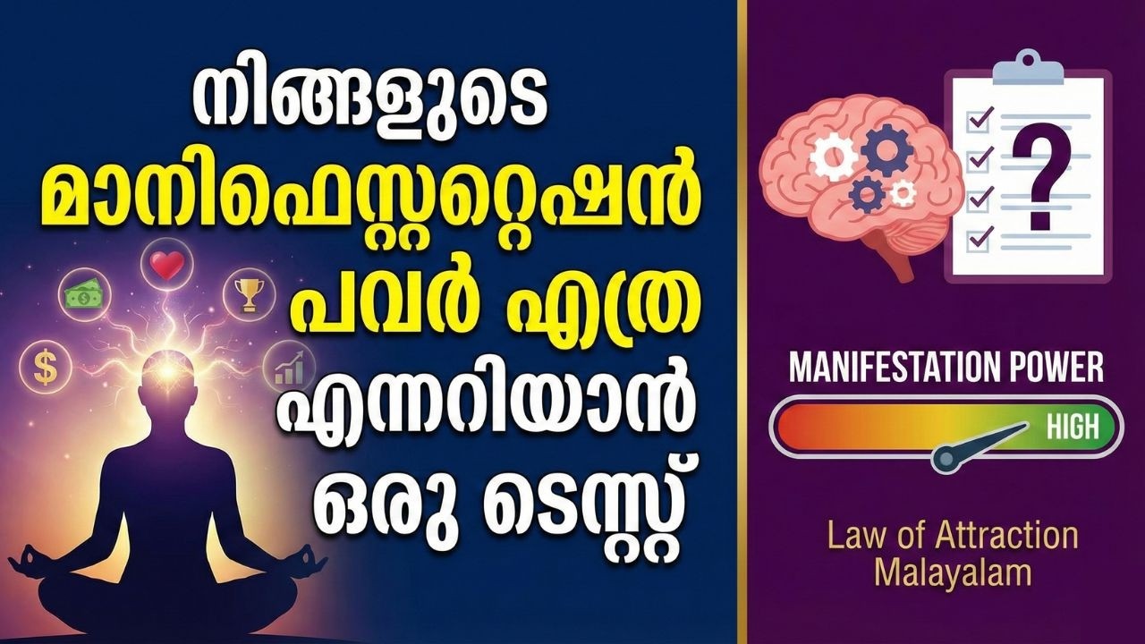 നിങ്ങളുടെ Manifestation Power എത്രയുണ്ട്? ഈ ടെസ്റ്റ്‌ ചെയ്തു നോക്കൂ | Law of Attraction Malayalam