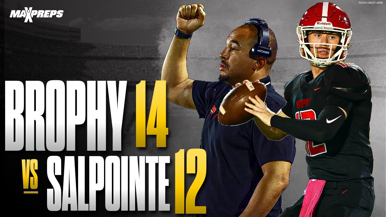 DEVIN FITZGERALD & BROPHY COLLEGE PREP TAKE DOWN SALPOINTE CATHOLIC IN DAWG FIGHT 14-12 🏈 🔥