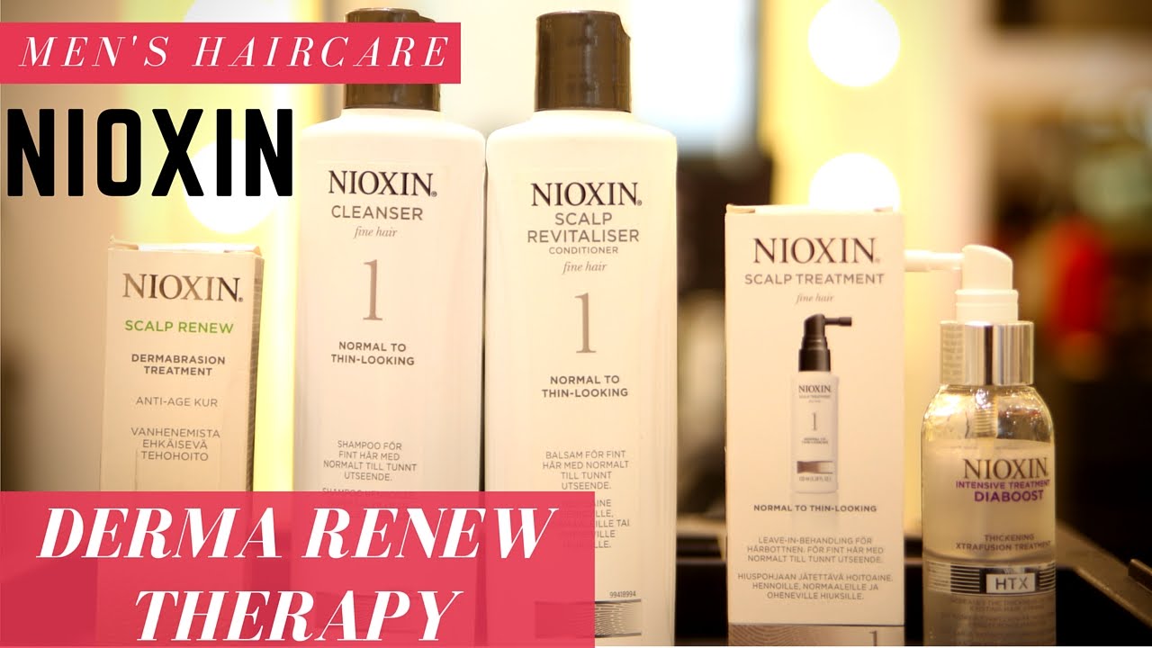 Nioxin Derma Renew Therapy (Scalp Facial) - Men's Haircare