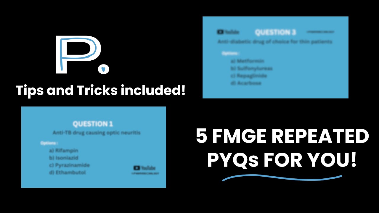Don’t miss this 5 Easy MCQs! | Tricks to remember | Pharmechalogy