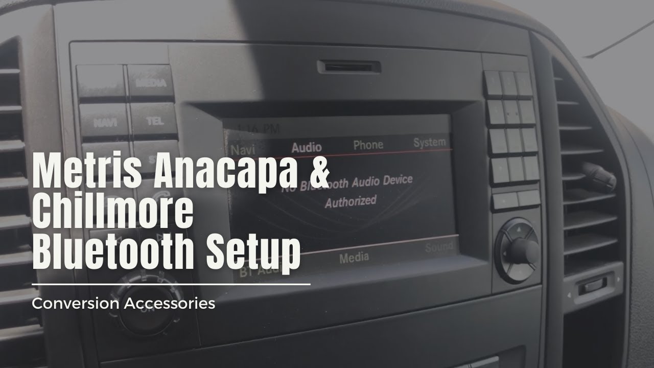 Metris Anacapa & Chillmore Bluetooth Setup