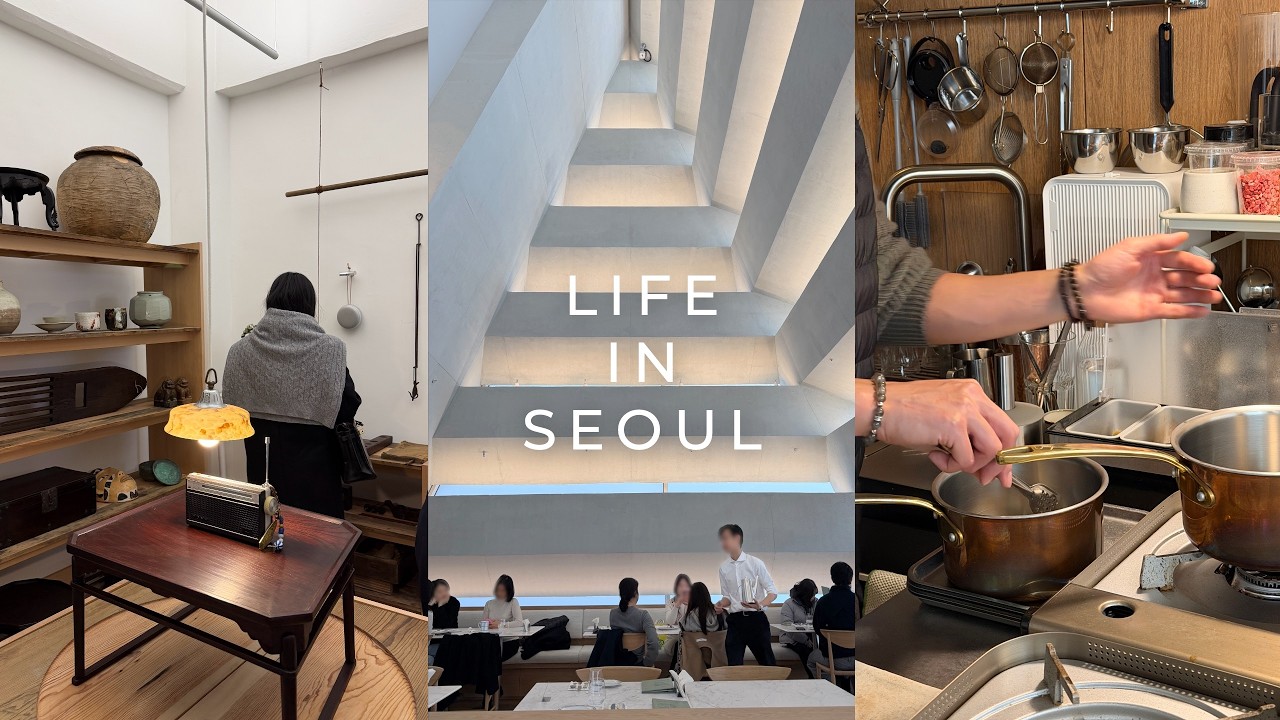 Seoul Vlog - Best Korean Street Food & Desserts | Korean Beef & Antique Shopping | Mangwon & Majang