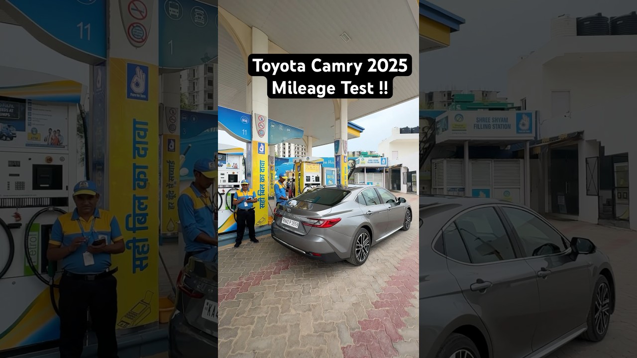 Toyota Camry 2025 Hybrid Tank To Tank - Real Mileage Test !!