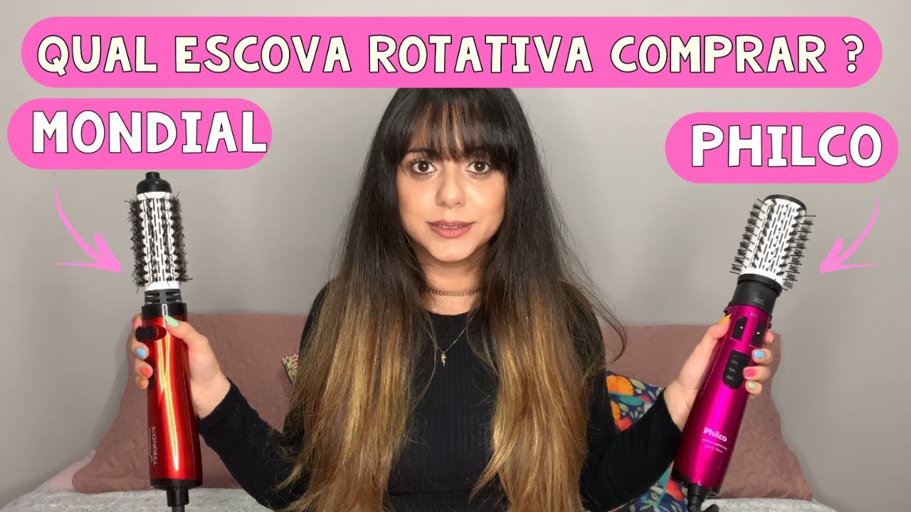 ESCOVA ROTATIVA - QUAL COMPRAR ?? PHILCO OU MONDIAL ?? [ COMPARAÇÃO ]