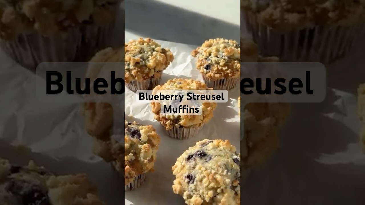 Blueberry Streusel Muffins