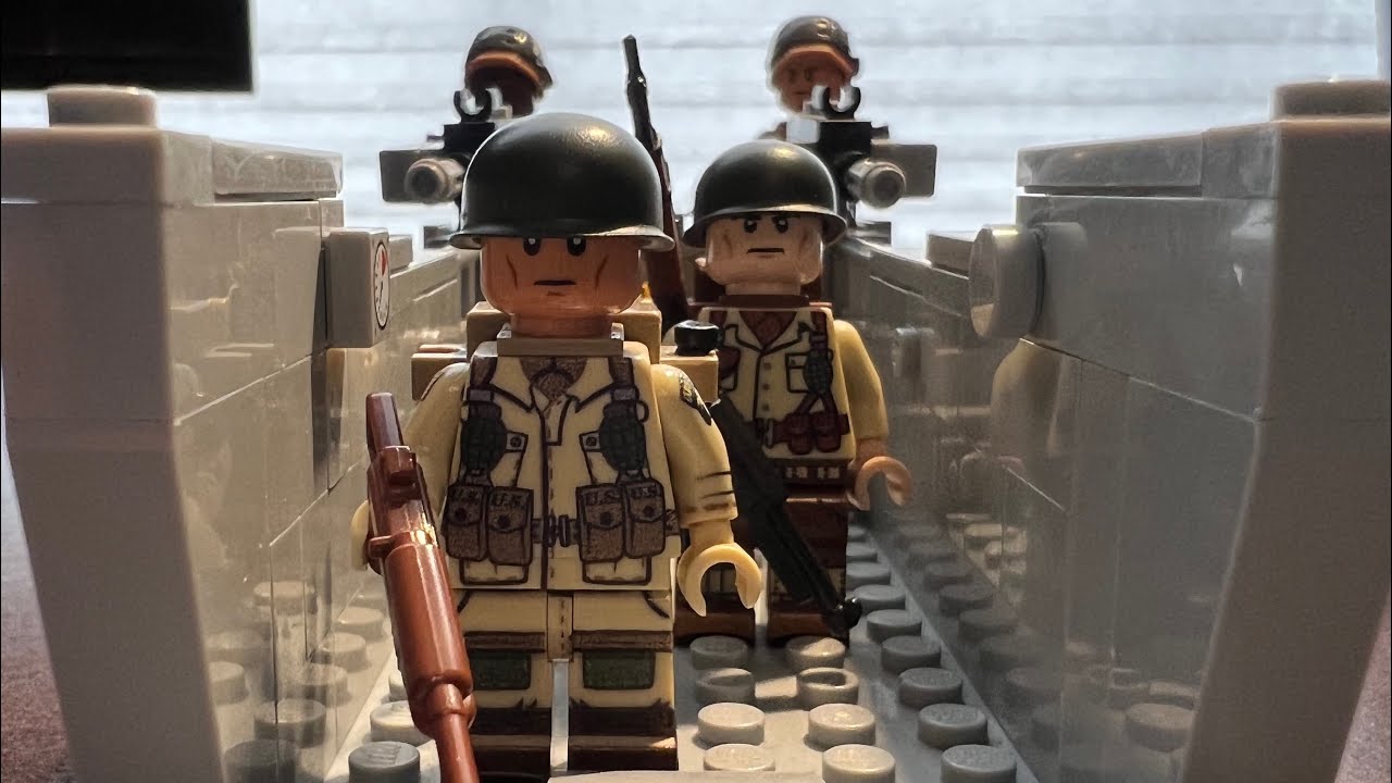 Building a LEGO WWII Higgins Boat