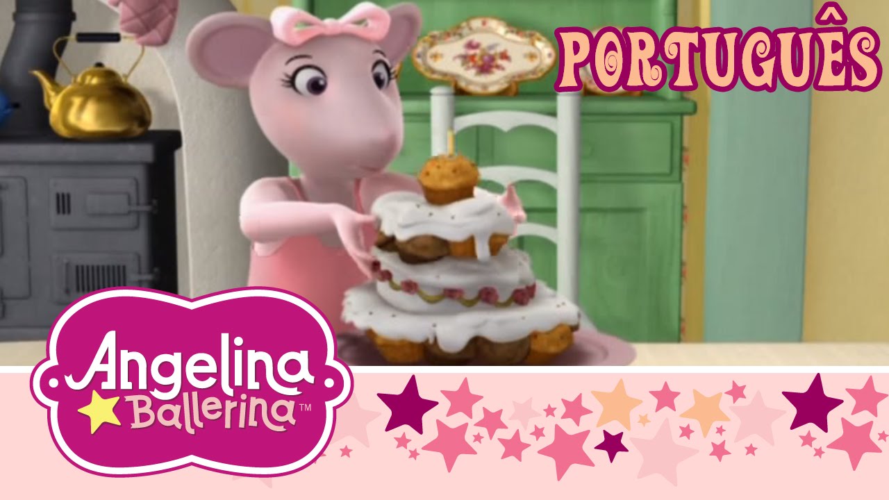 Angelina Ballerina Brasil - O bolo de aniversário da Miss Mimi