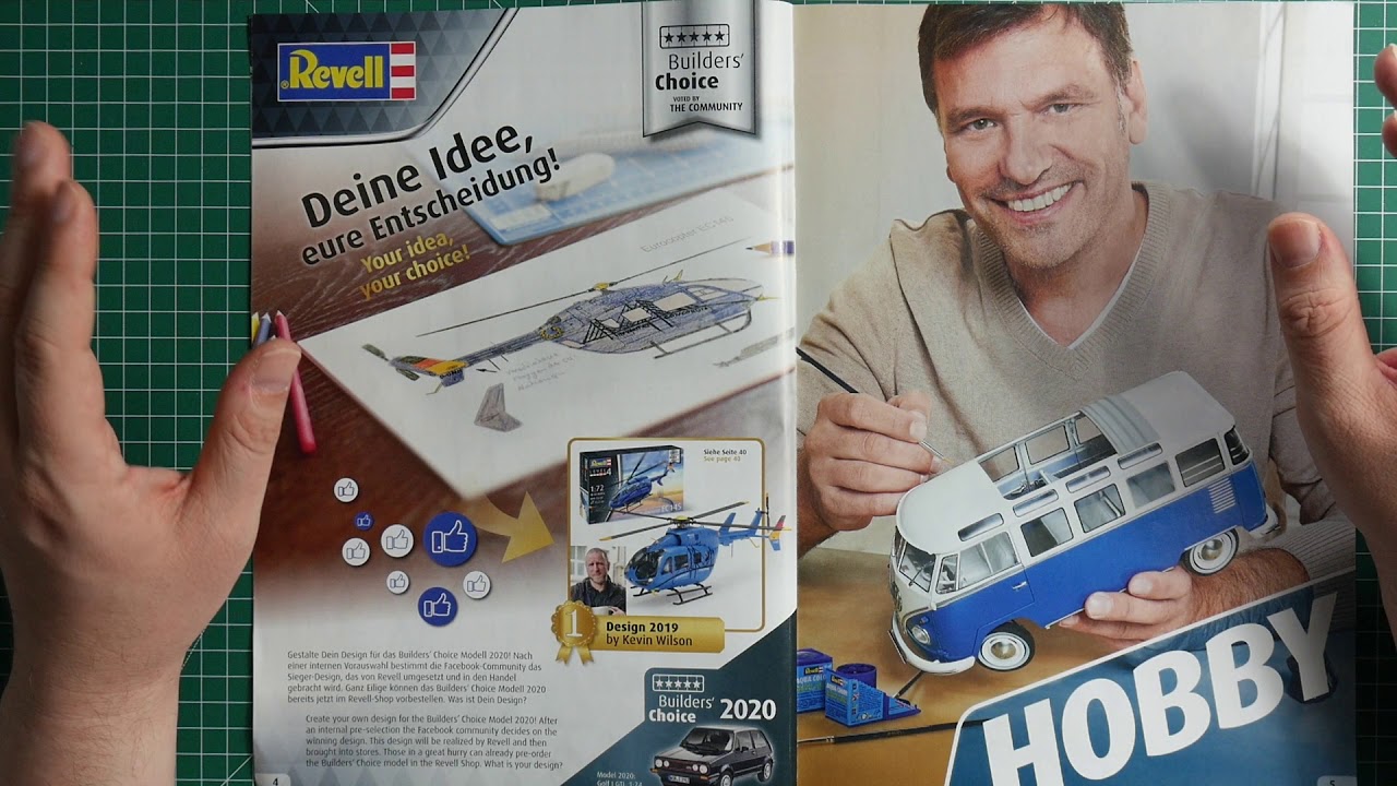 Revell Katalog 2020 - Wir schauen rein ! #revell #modellbau #werkenspielenschenken - German