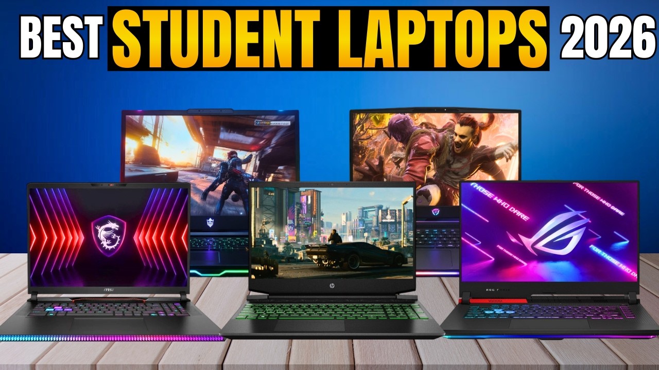 5 Best Student Laptops of 2026 —  Top 5 Powerhouses for students.