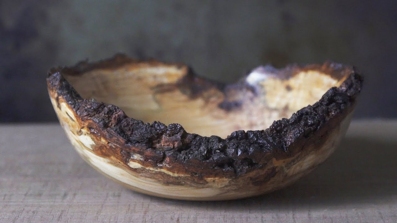 Live Edge Cherry Burl Bowl: A Trip to the Sawyer | Woodturning