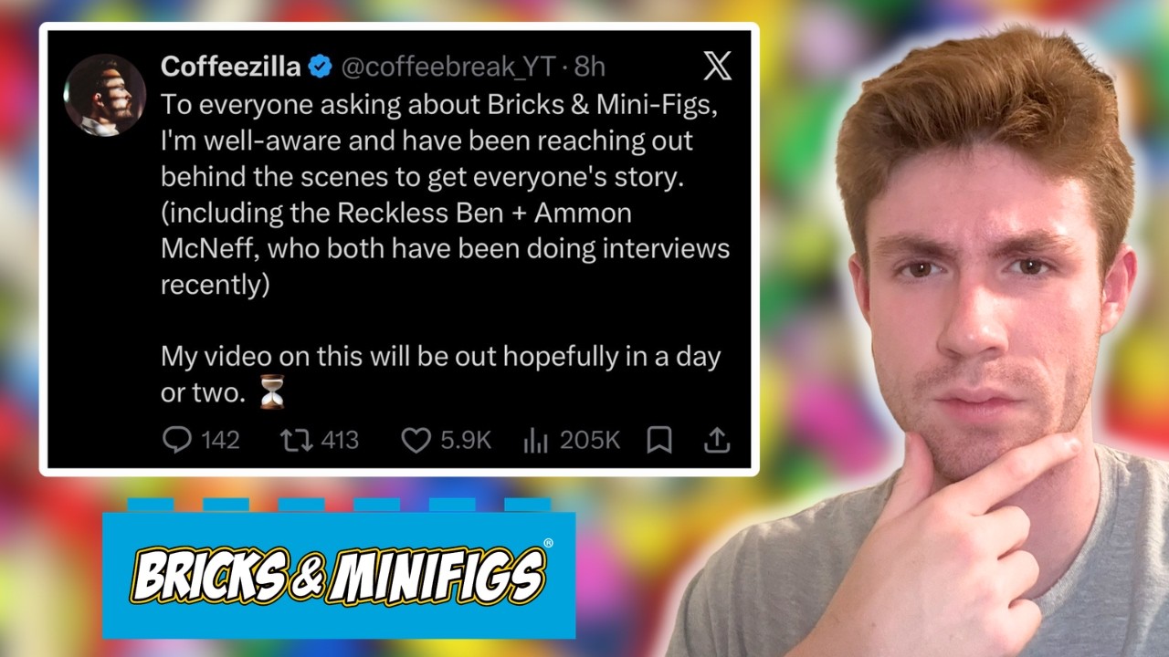 🔴 Coffeezilla Bricks and Minifigs Investigation (CEO and Reckless Ben Interviews)
