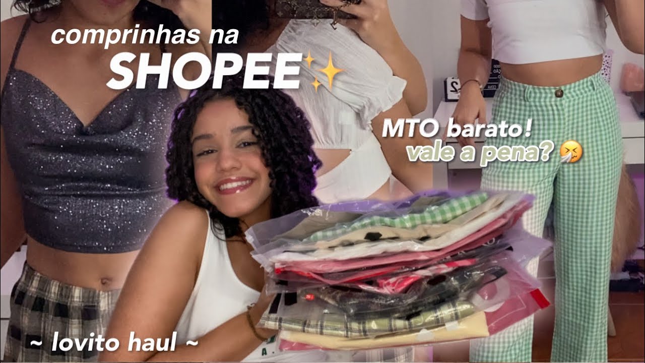 comprinhas de roupa na SHOPEE!! vale a pena? ~ lovito haul ✨🧚