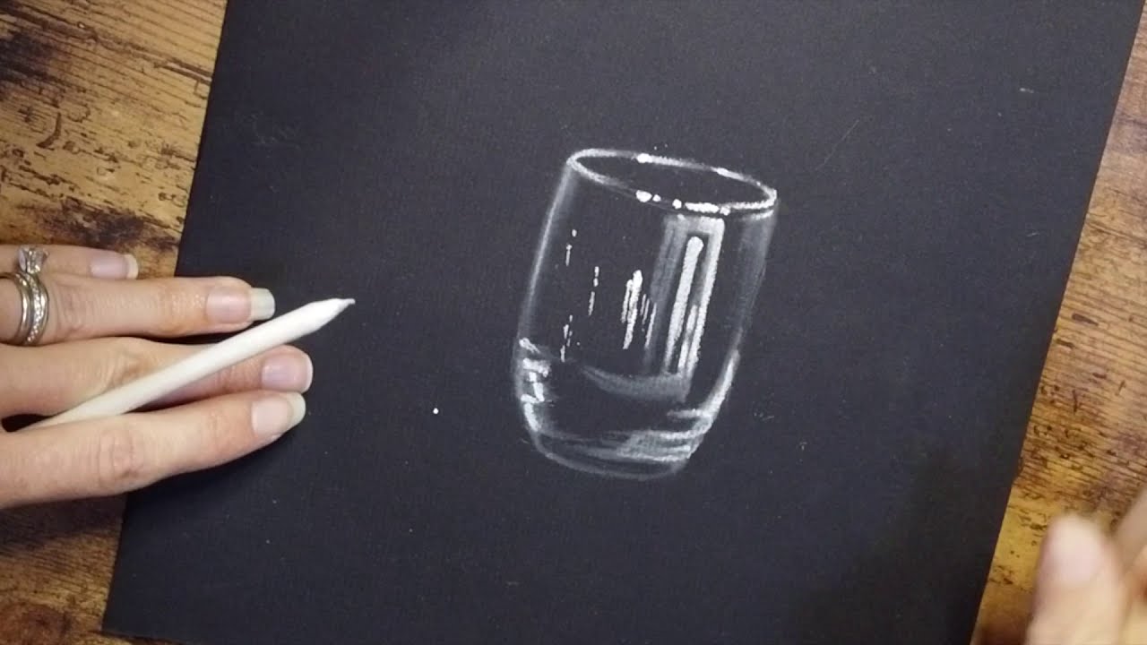 White Charcoal Practice: Stemless Glass
