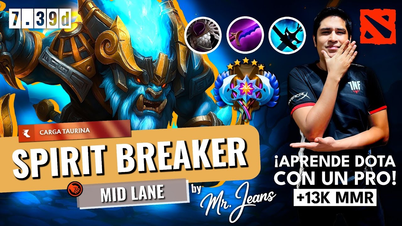 SPIRIT BREAKER | LA BESTIA QUE SUPERA LOS 1300 DE MS 😱 | ROMPIENDO EL EARLY GAME CON GANKEOS ⚔️