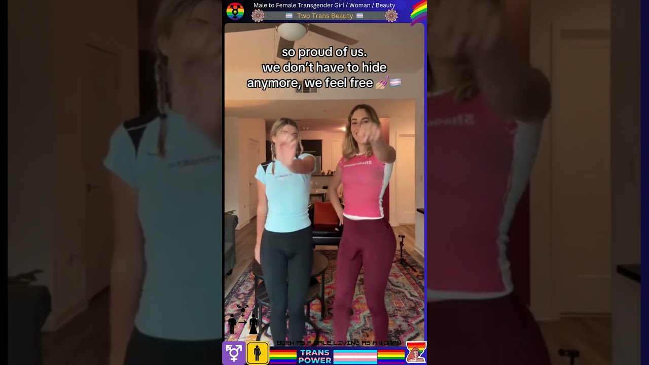 Male to Female Trangender Woman - (2 trans Beauty) #viralvideo #shortvideo #transgender #mtf #shorts