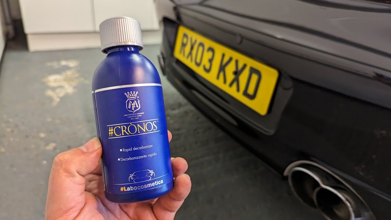 MELT away exhaust tip dirt with LABOCOSMETICA CRONOS Decarbonizer