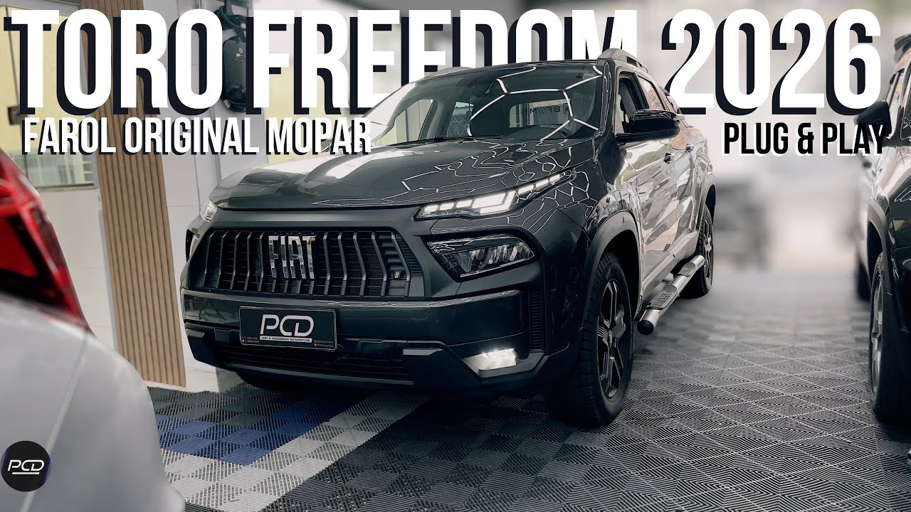 Fiat Toro Freedom 2026 com Farol de Neblina Original Mopar | tomada Plug and Play 