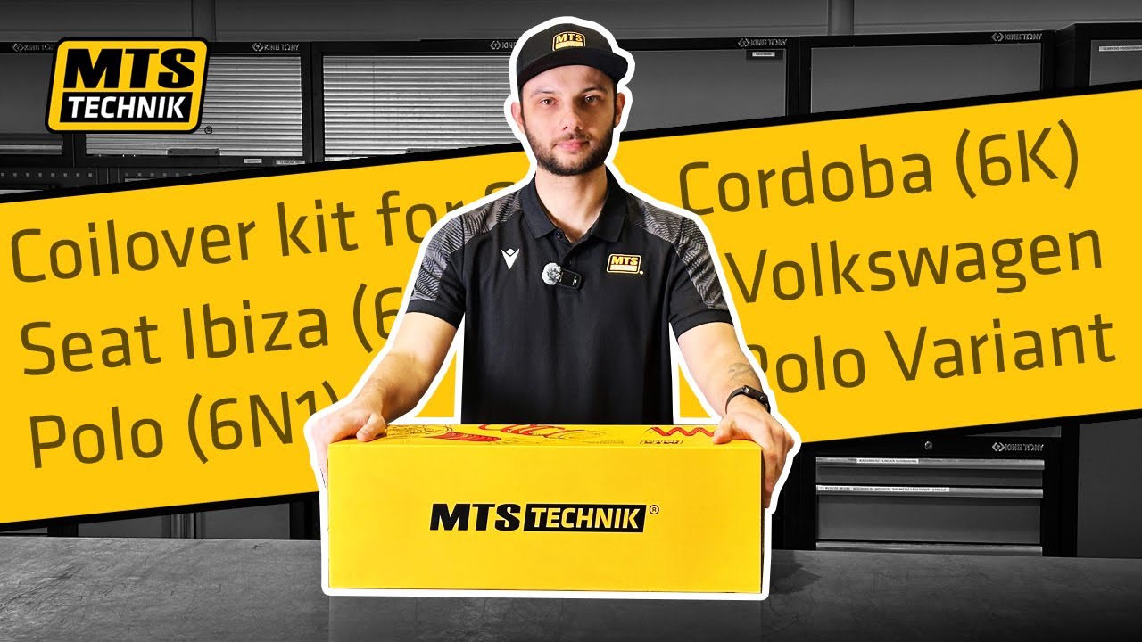 Dive into the MTS Technik Coilover Kit for VW Polo 6N!
