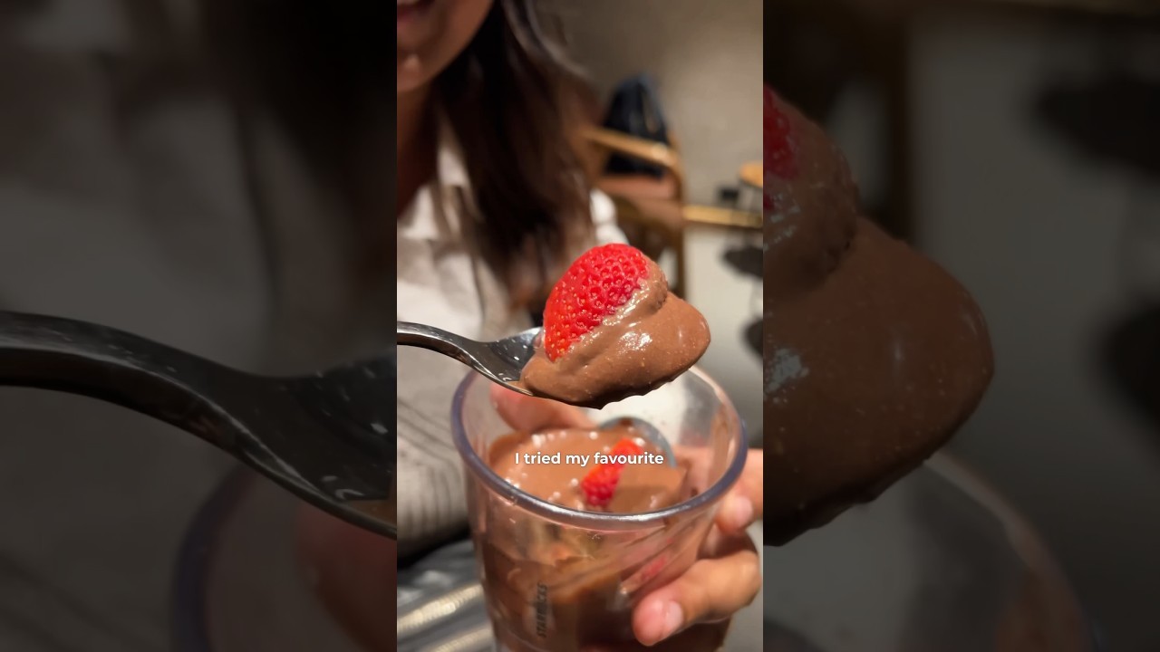 London’s Viral Chocolate Strawberry at Starbucks🤑 