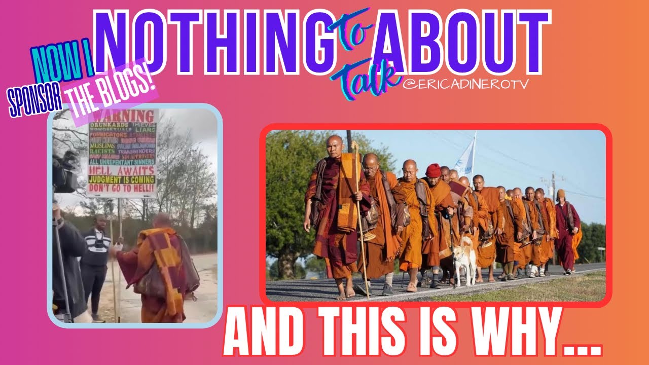 Buddhist Monks Traveling for PEACE Disrupted By Loving, Arrogant Xtian Peddling Fear and Hellfire 