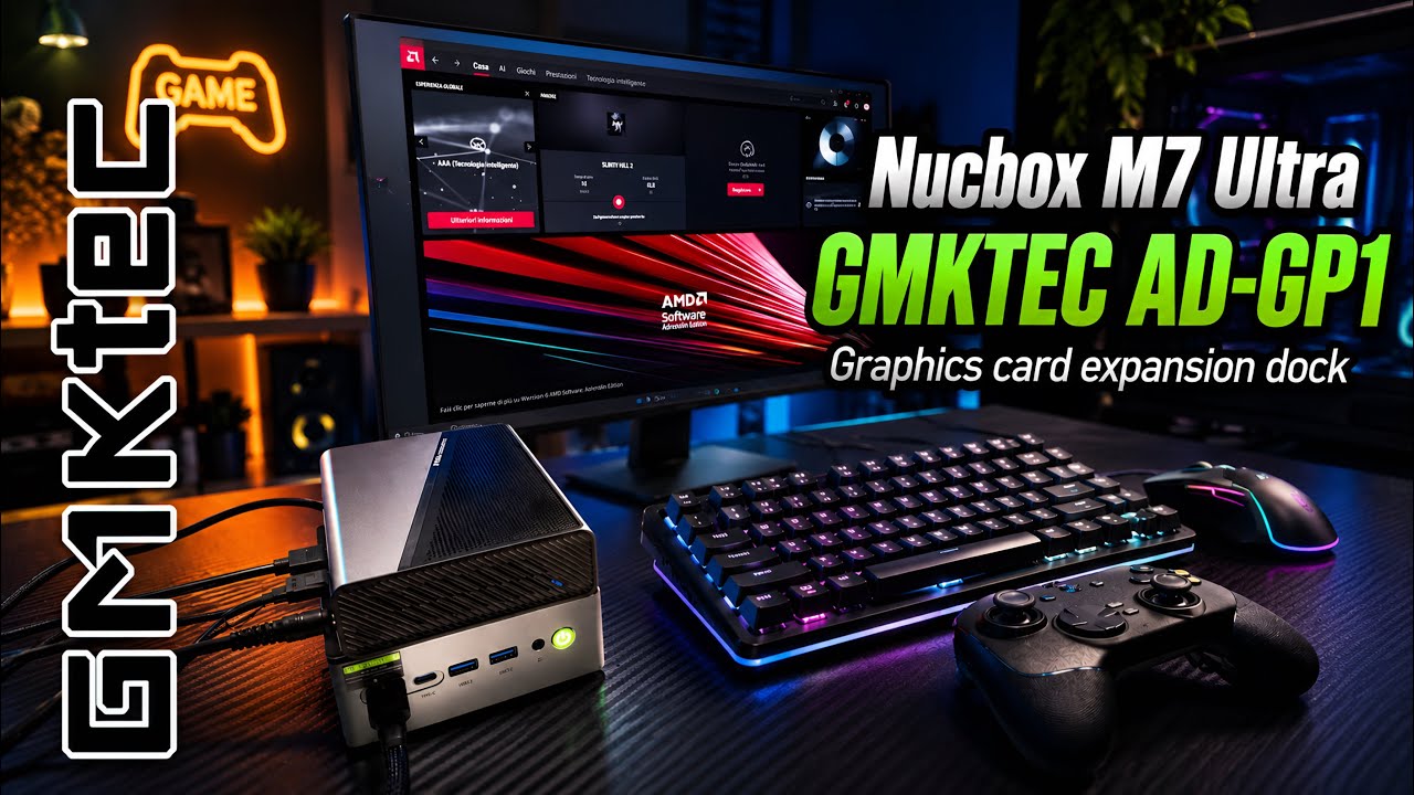 GMKtec Nucbox M7 Ultra + AD-GP1 eGPU Radeon 7600M XT | The Ultimate Mini Gaming PC Setup 2026