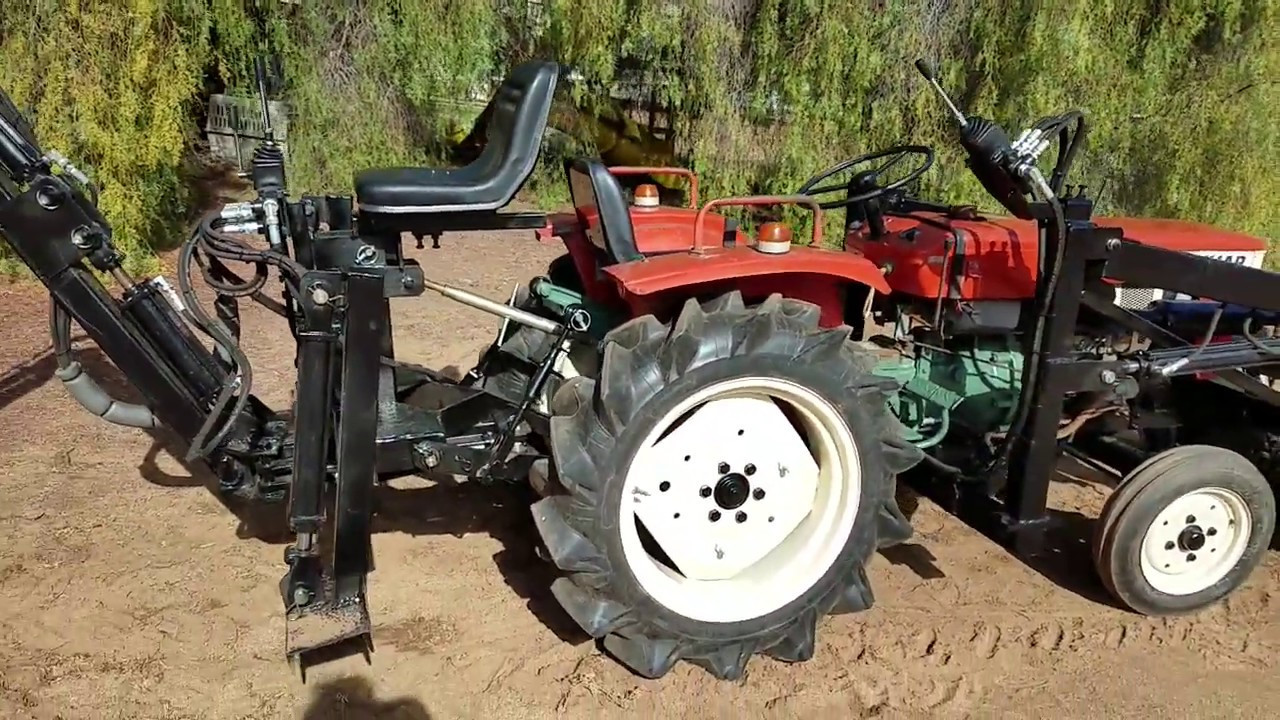 Yanmar YM1500 w/backhoe used compact tractor for sale by Toughtractors.com