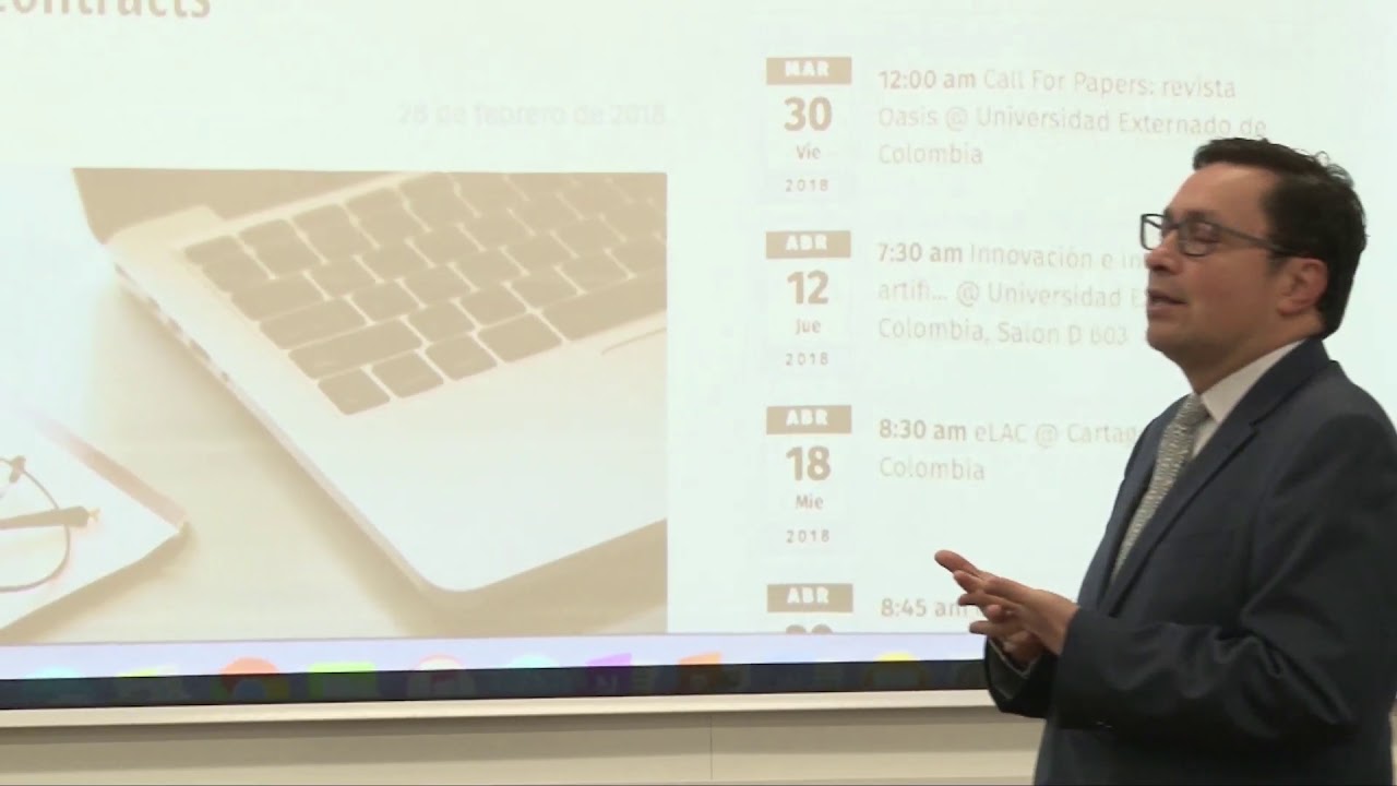 Conferencia: Del contrato electrónico a los Smart contracts
