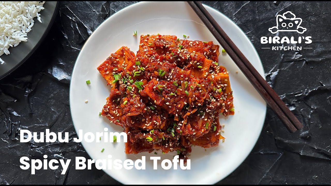 Spicy Dubu Jorim in 10 Minutes | Addictive Korean Braised Tofu 🔥
