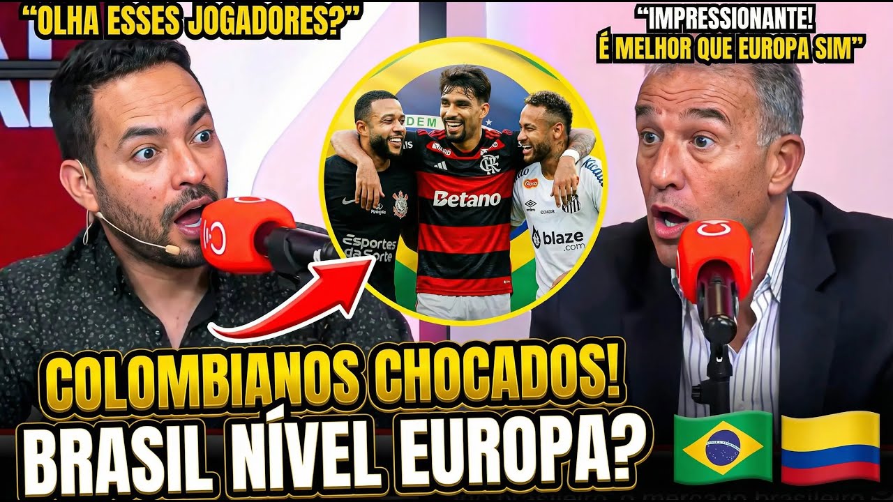 💥 ¡CHOCANTE! Colombianos se empolgam com o nível da Liga Brasileira