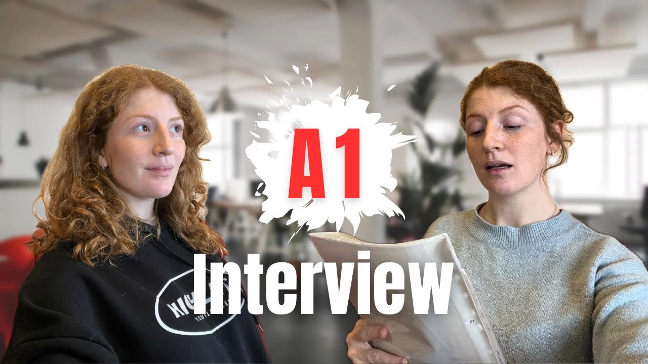 German Practice Interview for A1-level learners 🇩🇪