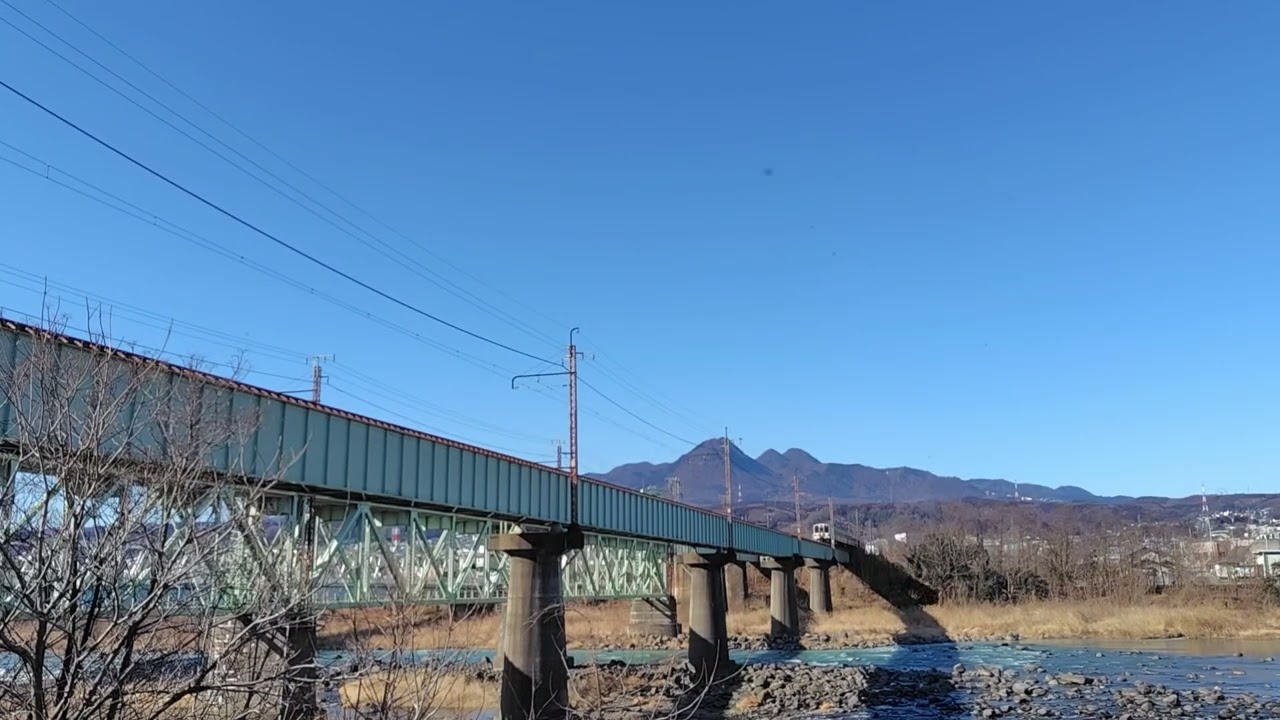 雲ひとつない立春の榛名山、鳥鉄の囀り、そして上越線水上行き - 2026年2月4日撮影