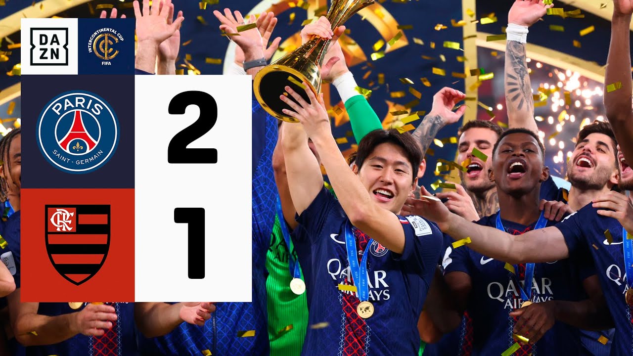 PSG vs CR Flamengo (1-1) (2-1) | Resumen y goles | Highlights FIFA Intercontinental Cup