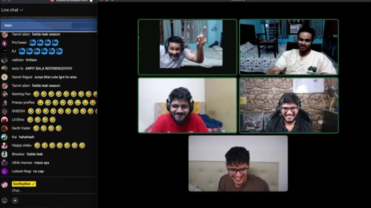 Sunraybee 3rd Oct @arpitbaala @DankRishu @jaiyaxh *private stream* | donation: fluxubukhahai@axl