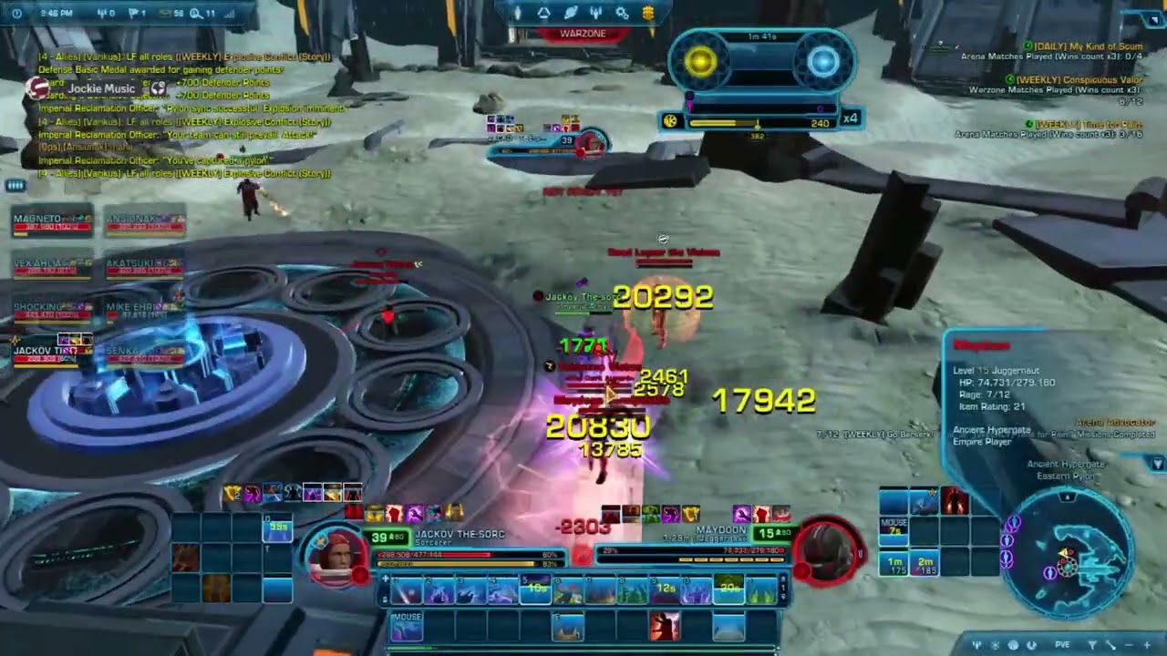 SWTOR Lowbies Sorc Hypergate