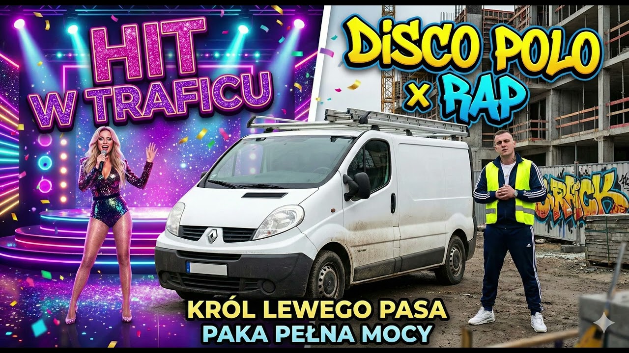 XRECORDS- BIAŁY TRAFIC (Król Lewego Pasa) 🚐 DISCO POLO x RAP | Najlepszy Hit o Dostawczaku! 🔥