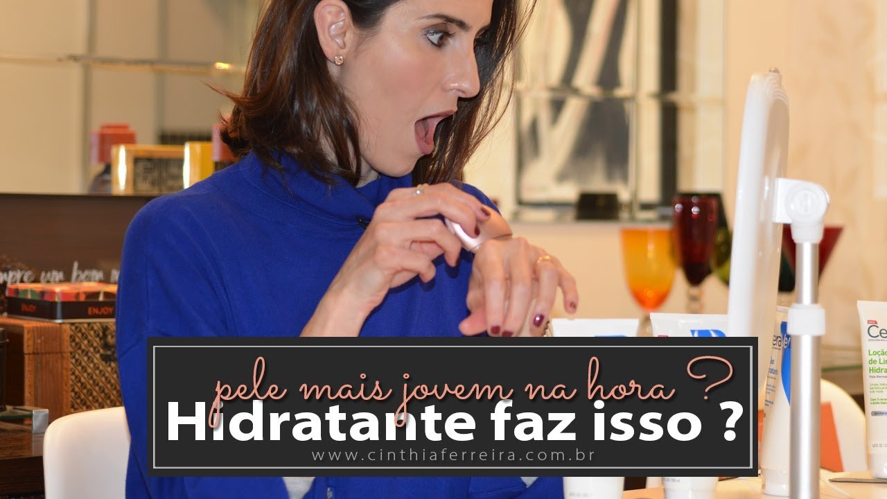 Pele mais jovem só usando hidratante ? | Confira o teste que eu fiz para comprovar