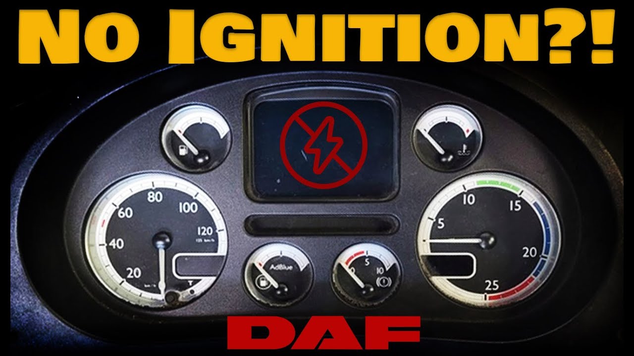 Daf XF — Нет зажигания/Нет питания