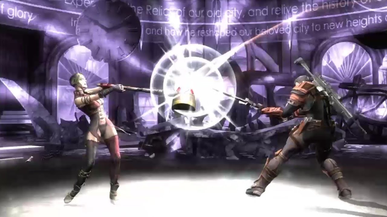 Injustice Gods Among Us - Deathstroke Vs Harley Quinn (Very Hard)