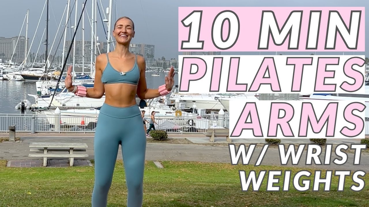 10 MIN SCULPTED PILATES ARMS with Wrist Weights // At Home Pilates Standing Arm Workout