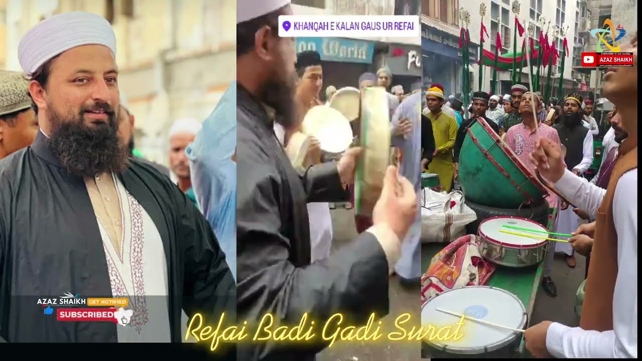 132 URSE AMINUDDIN AL REFAI (R.A) | 11 Jil-Hajj | 18 June 2024 | Refai Badi Gadi Surat| 4K |