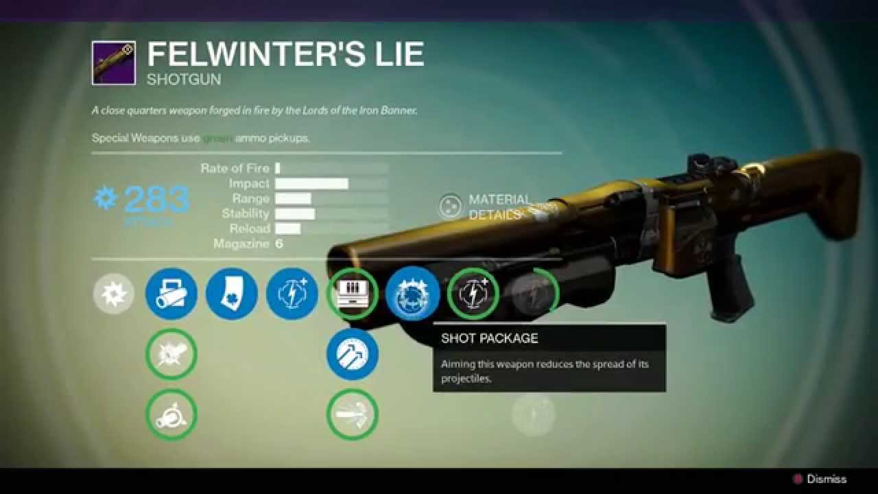 Iron Banner Shotniper: Felwinter's Lie (Pre-Shotgun Patch)