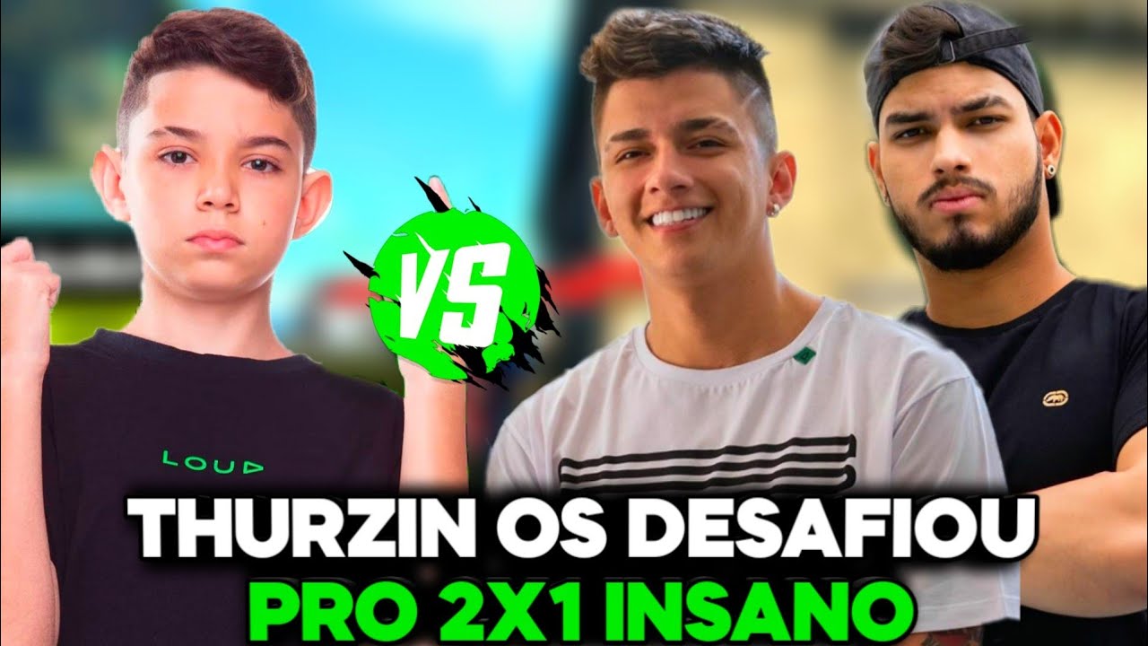 1X2 INSANO! THURZIN VS. JORDAN E CRUSHER! JORDAN REVELOU HISTÓRIA DO THURZIN