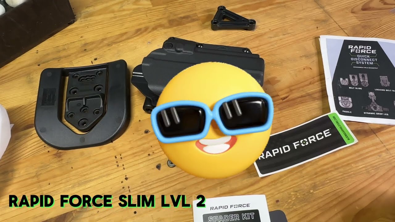 Rapid Force Level 2 Retention Slim OWB Holster | Alien gear